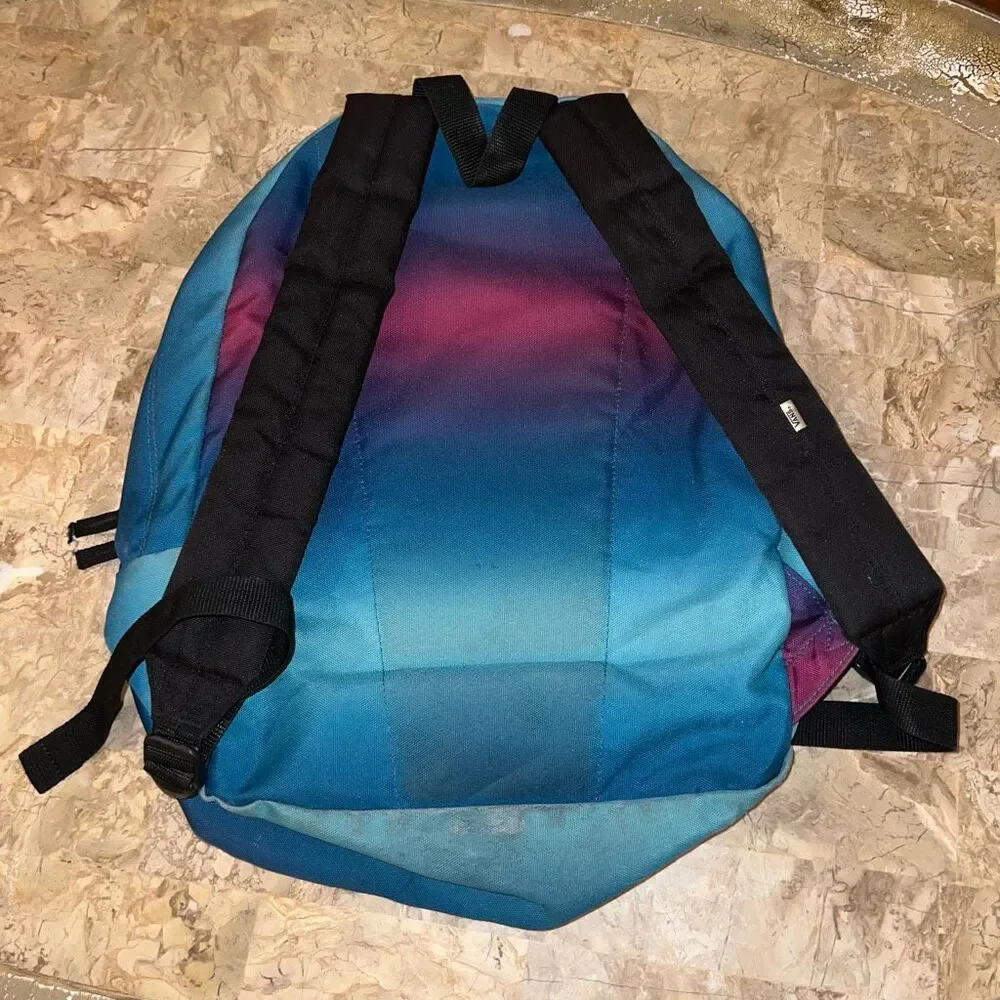Vans backpack ombre blue and purple galaxy book bag